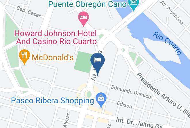 Rio Cuarto Department - Hotel Rio Palace Maps