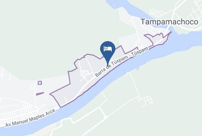 Tuxpan - Hotel Rio Paraiso Maps