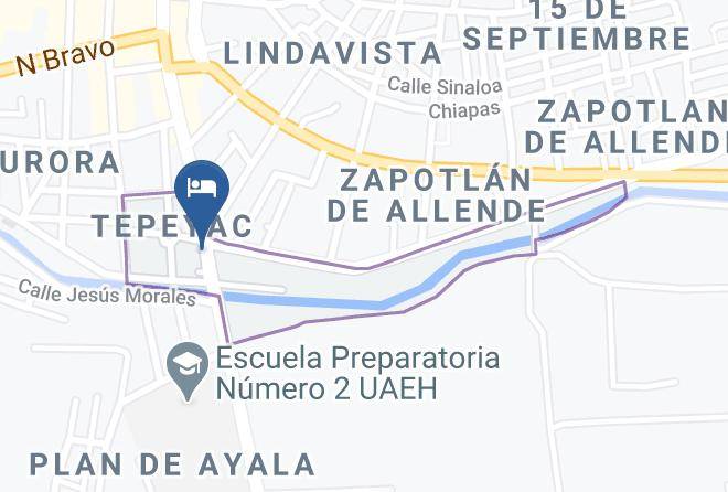 Tulancingo De Bravo - Hotel Rio Tulancingo Maps