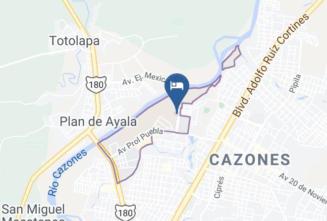 Poza Rica De Hidalgo - Hotel Rio Vista Inn Maps