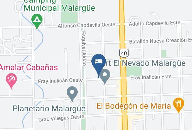 Malargue - Hotel Rioma Maps