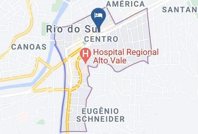 Rio Do Sul - Hotel Riosulense Maps