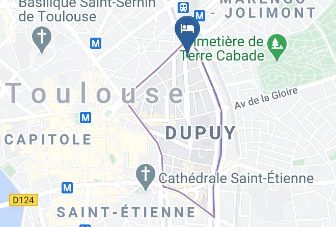Haute Garonne - Hotel Riquet Maps