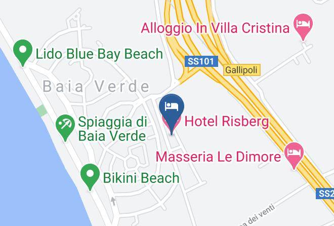 Lecce - Hotel Risberg Maps