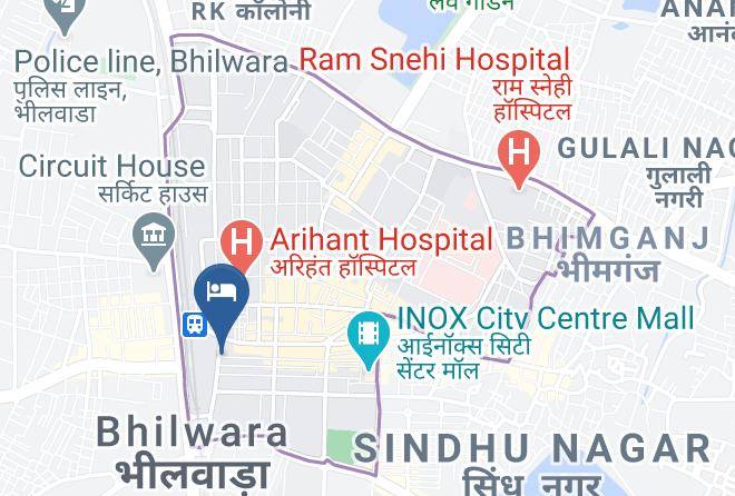 Bhilwara - Hotel Rishi Maps