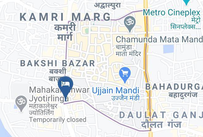Ujjain - Hotel Rishi Kuti Maps