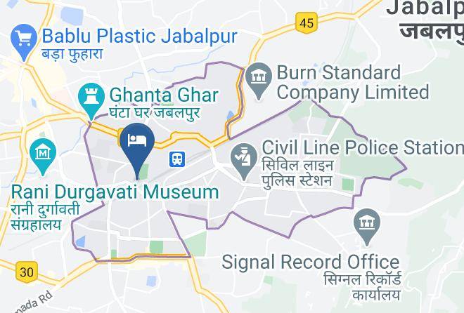 Jabalpur - Hotel Rishi Regency Maps