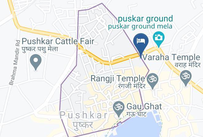 Pushkar - Hotel Rising Star Maps