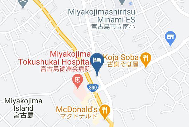 Miyakojima City - Hotel Rising Sun Miyakojima Maps