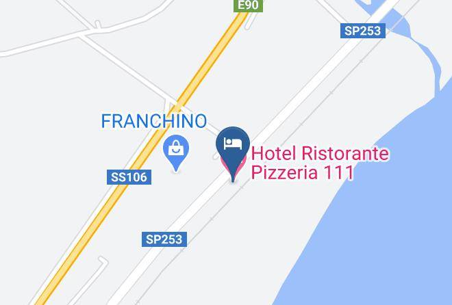 Cosenza - Hotel Ristorante 111 Maps