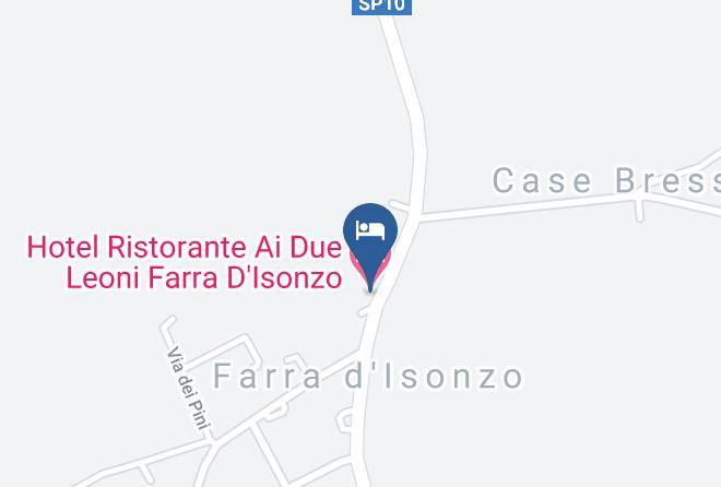 Gorizia - Hotel Ristorante Ai Due Leoni Farra D'isonzo Maps