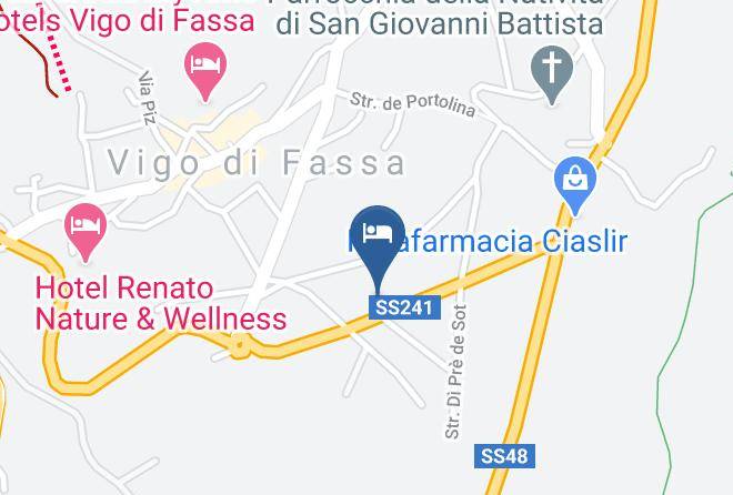 Trento - Hotel Ristorante Ai Pini Maps