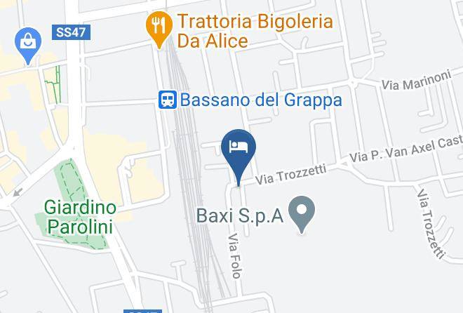 Vicenza - Hotel Ristorante Al Bassanello Maps