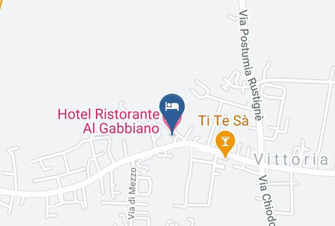 Treviso - Hotel Ristorante Al Gabbiano Maps