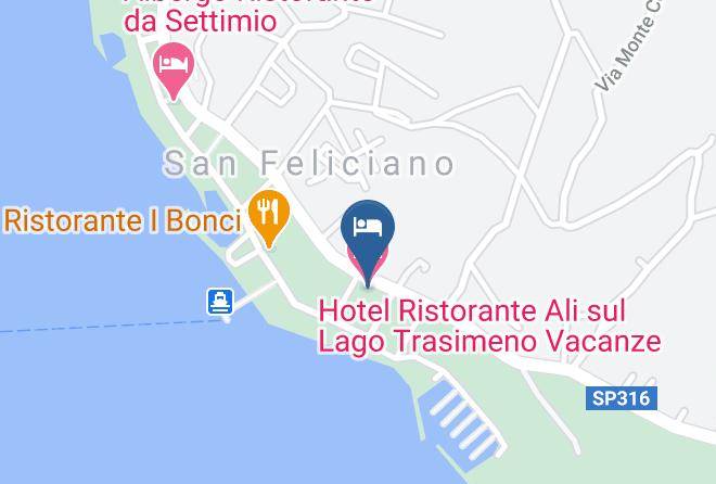 Hotel Ristorante Ali Sul Lago Trasimeno Vacanze Map
