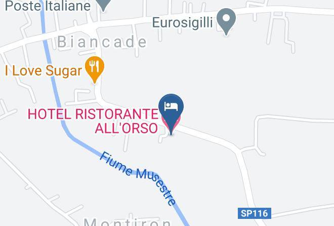Treviso - Hotel Ristorante All'orso Maps