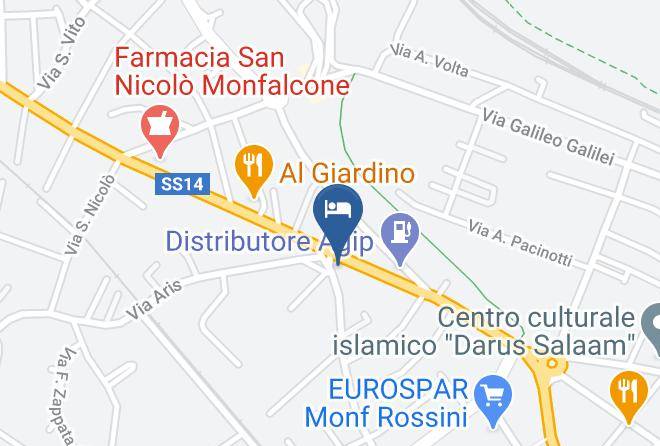 Gorizia - Hotel Ristorante Alla Terrazza Monfalcone Maps