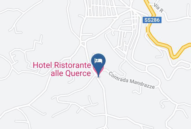 Palermo - Hotel Ristorante Alle Querce Maps