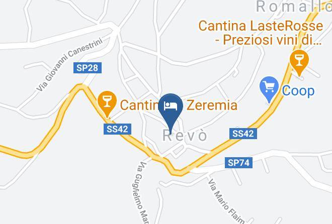 Trento - Hotel Ristorante Bar Revo' Maps