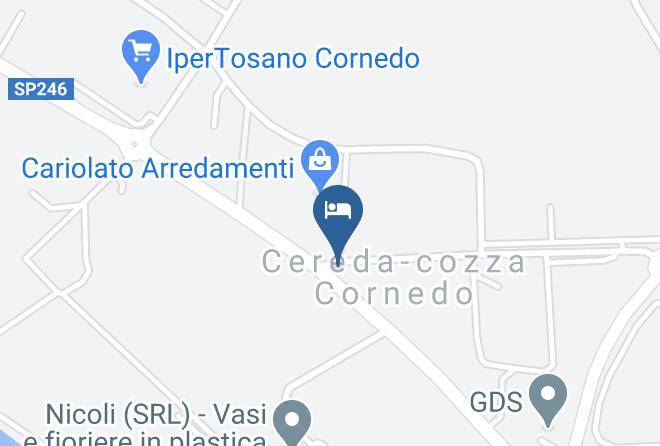 Vicenza - Hotel Ristorante Bar Vittoria Maps