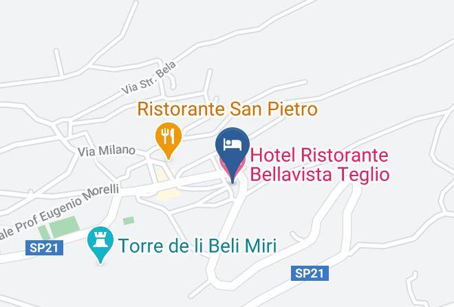 Sondrio - Hotel Ristorante Bellavista Teglio Maps