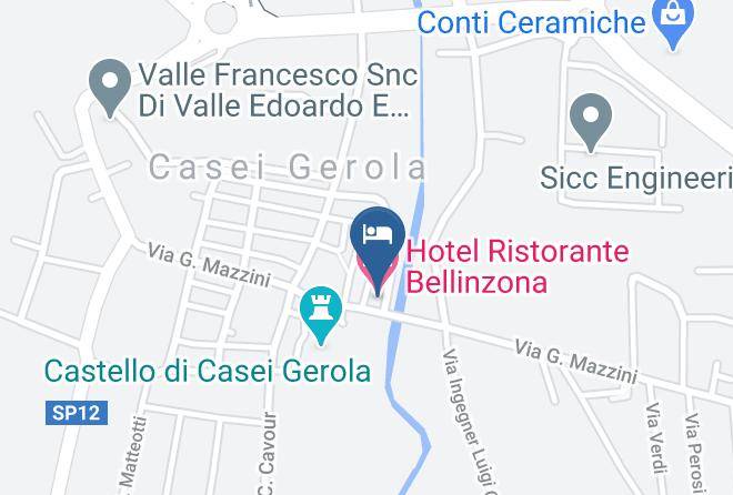 Pavia - Hotel Ristorante Bellinzona Maps
