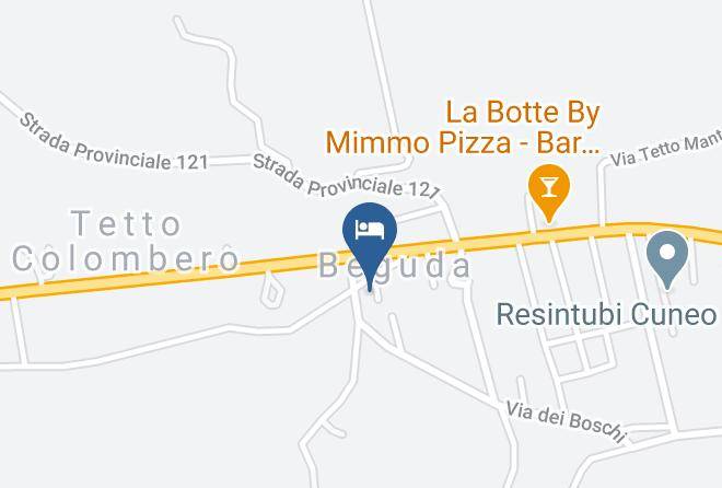 Cuneo - Hotel Ristorante Belsito Maps