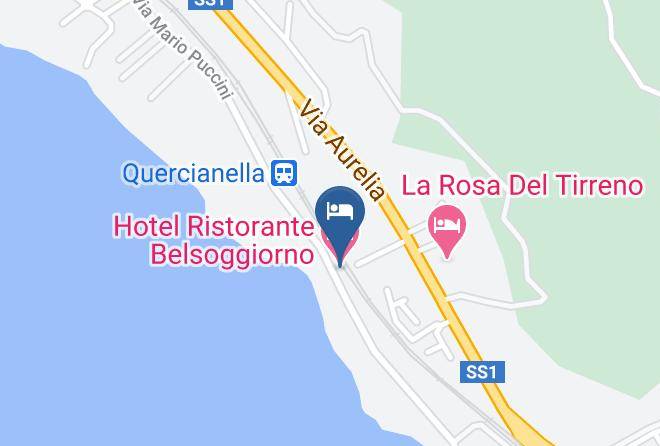 Leghorn - Hotel Ristorante Belsoggiorno Maps
