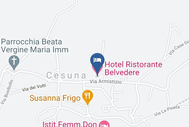 Hotel Ristorante Belvedere Map