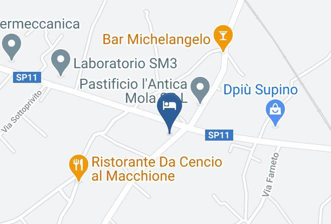 Frosinone - Hotel Ristorante Bompiani Maps