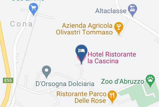 Chieti - Hotel Ristorante La Cascina Maps