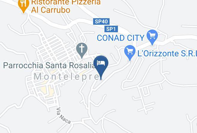 Palermo - Hotel Ristorante Castello Di Giuliano Maps