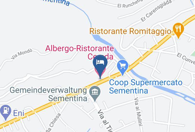 Bellinzona - Hotel Ristorante Cereda Maps