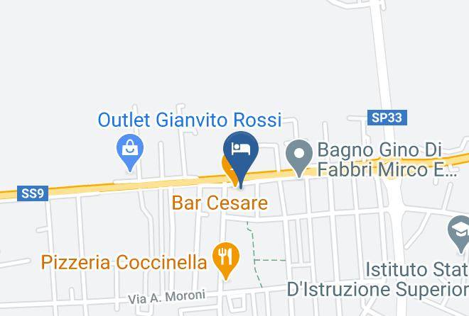 Forli - Hotel Ristorante Cesare Maps