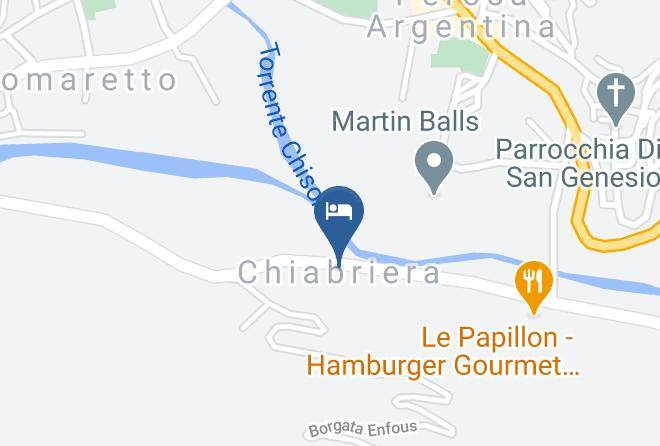 Turin - Hotel Ristorante Chiabriera Maps