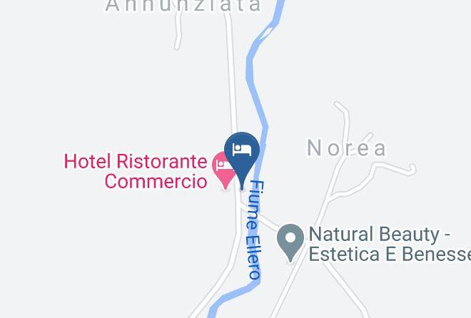 Cuneo - Hotel Ristorante Commercio Maps