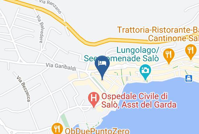 Hotel Ristorante Commercio Lago Di Garda Map