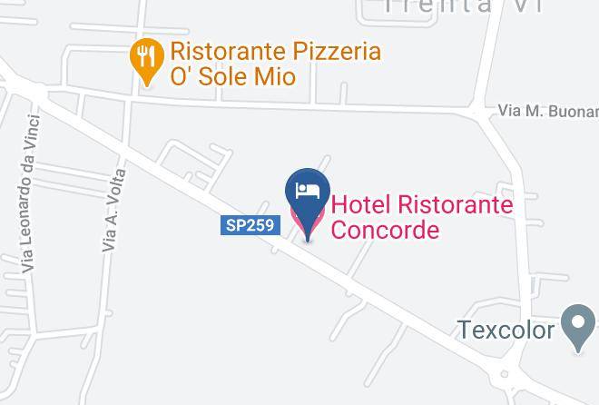 Teramo - Hotel Ristorante Concorde Maps