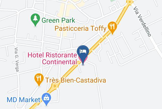 Hotel Ristorante Continental Map