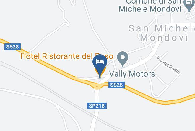 Cuneo - Hotel Ristorante Del Peso Maps
