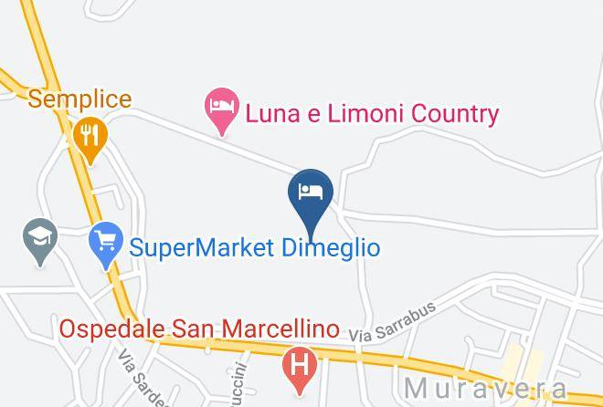 Province Of South Sardinia - Hotel Ristorante Domu Incantada Muravera Sardegna Maps