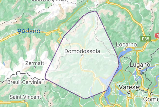 Verbano Cusio Ossola - Hotel Ristorante Eden Mottarone Hotel A Verbania Maps