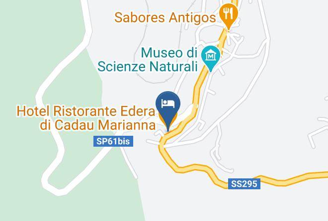 Nuoro - Hotel Ristorante Edera Di Cadau Marianna Maps