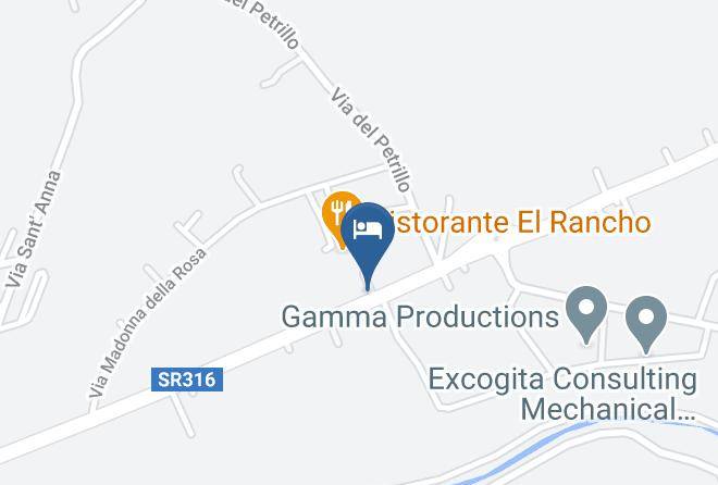 Perugia - Hotel Ristorante El Rancho Maps