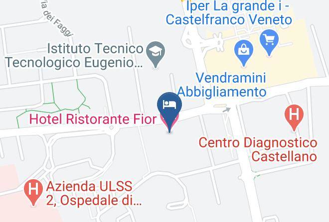 Treviso - Hotel Ristorante Fior Maps