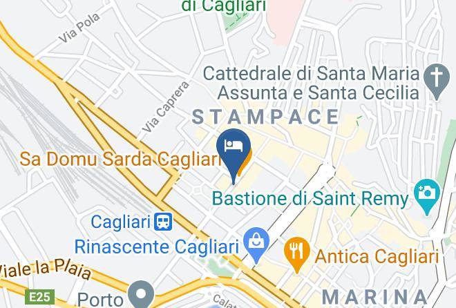 Cagliari - Hotel Ristorante Flora Maps