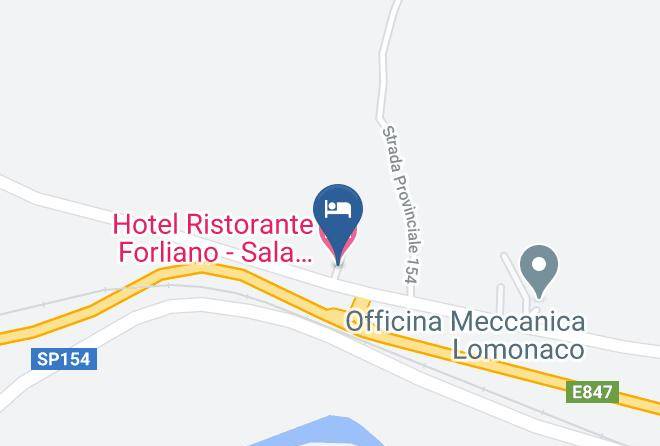 Hotel Ristorante Forliano Sala Ricevimenti Minerva Map