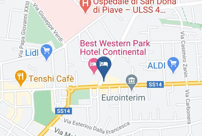 Venice - Hotel Ristorante Forte Del 48 Maps