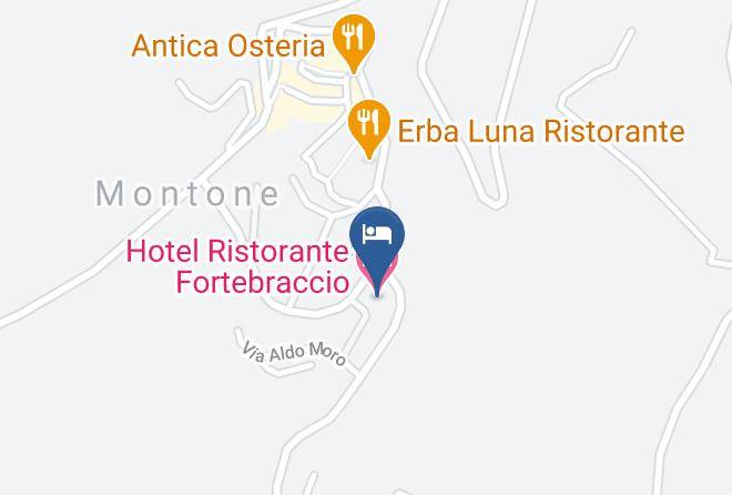 Perugia - Hotel Ristorante Fortebraccio Maps