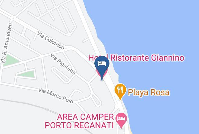 Macerata - Hotel Ristorante Giannino Maps